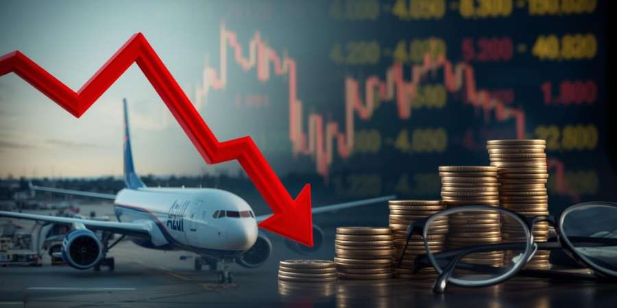 AZUL4: forte baixa no mercado