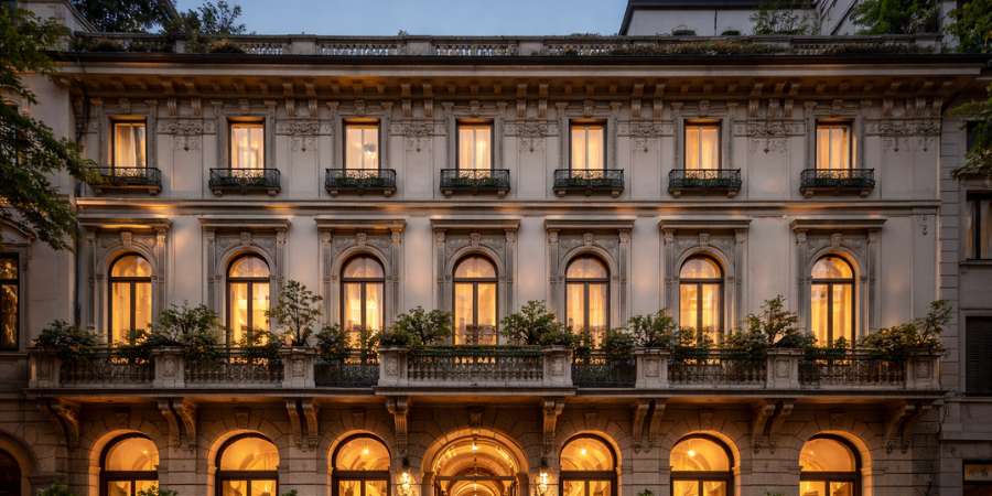 Imóvel histórico no Quadrilátero da Moda em Milão, futuro Fasano Milano