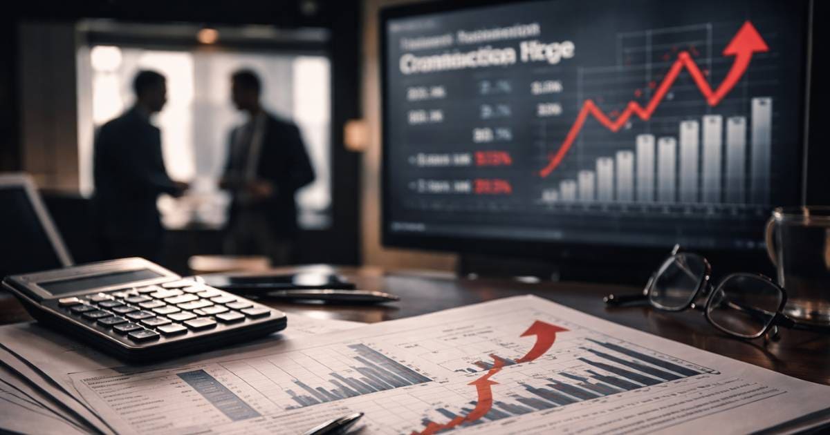 Produtividade e custos do trabalho EUA em destaque com gráficos financeiros indicando alta nos custos e análise econômica em ambiente corporativo moderno