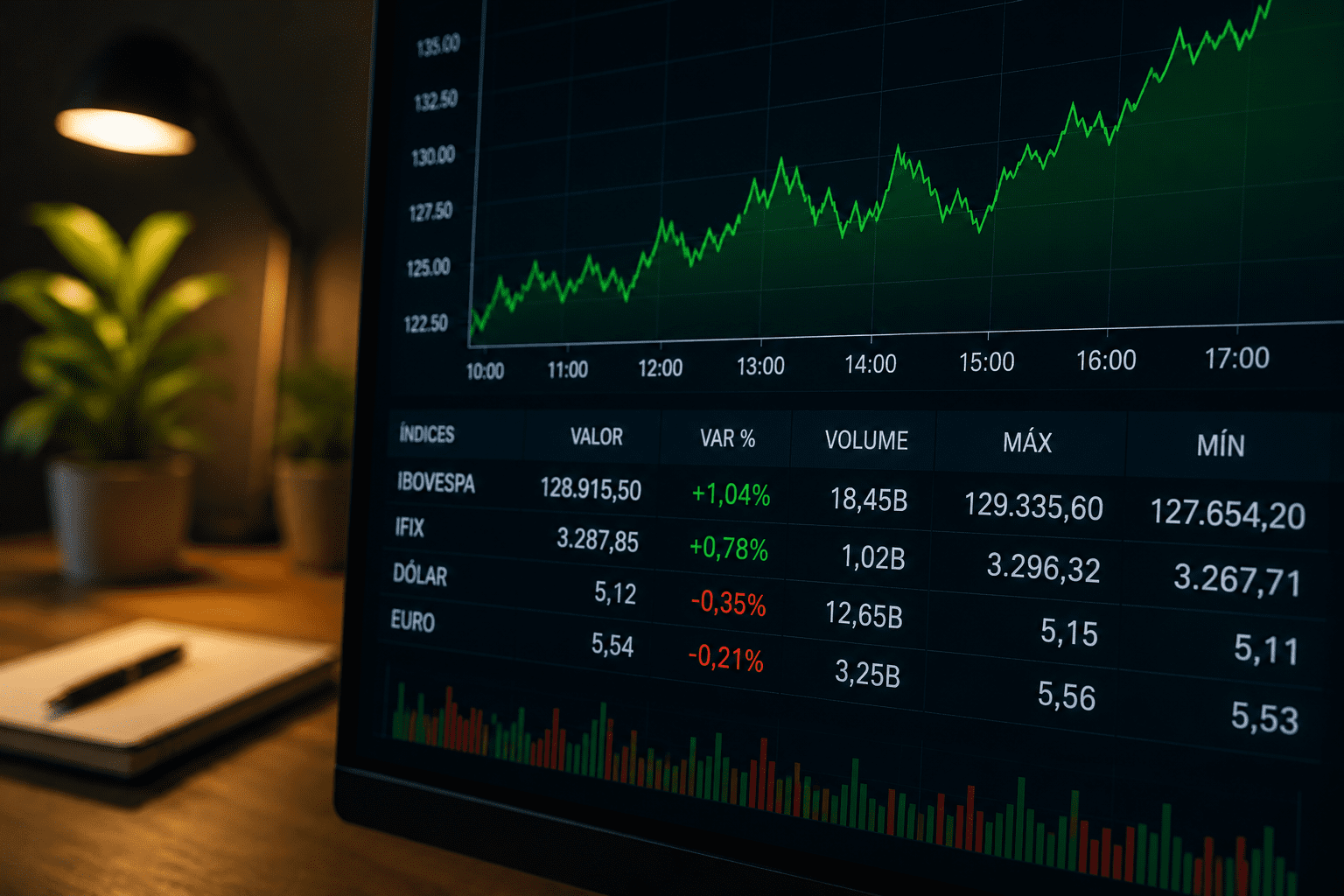 ações mais negociadas da Bolsa