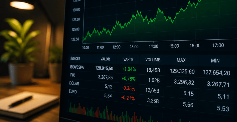 ações mais negociadas da Bolsa